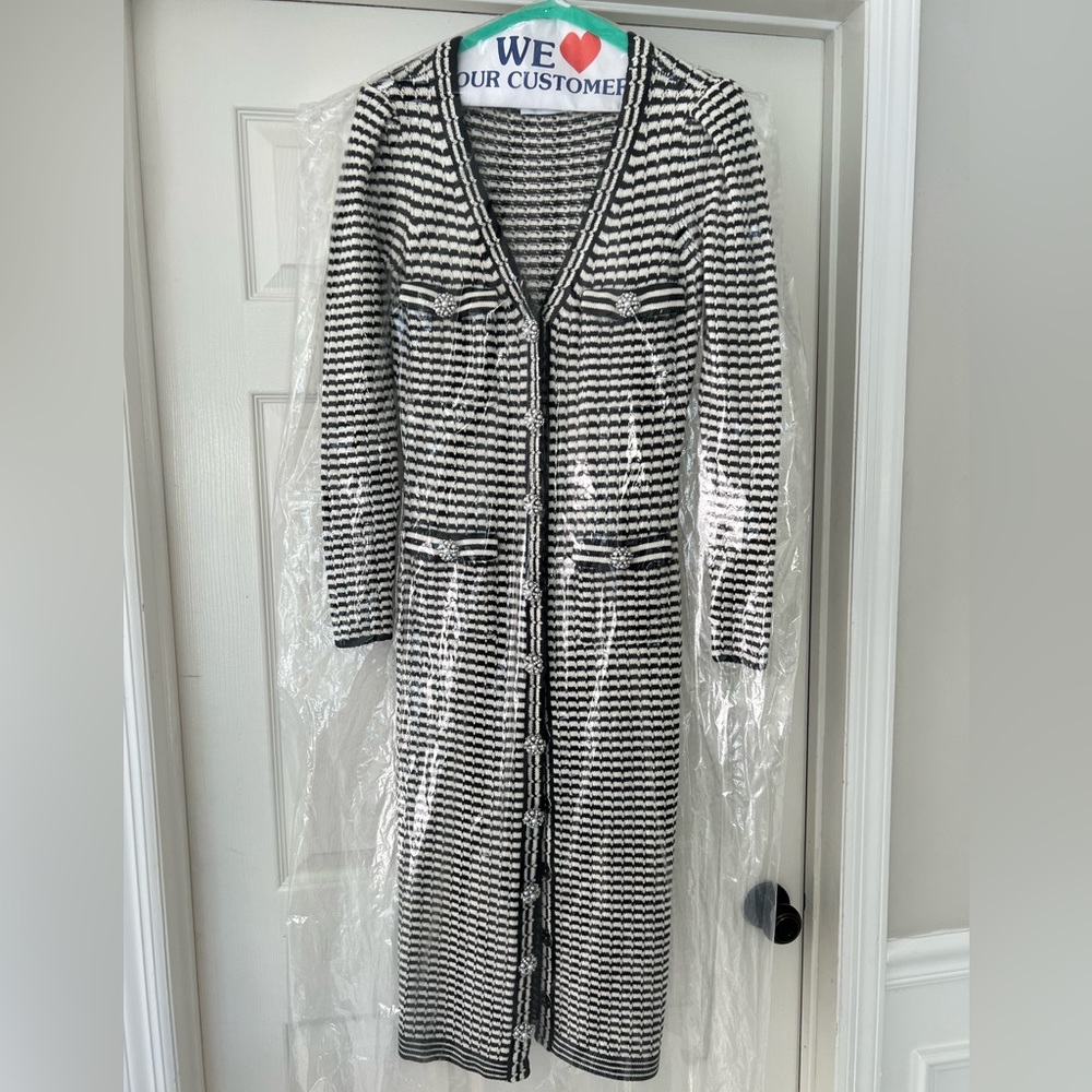 SELF-PORTRAIT Cardigan dress - Size Small